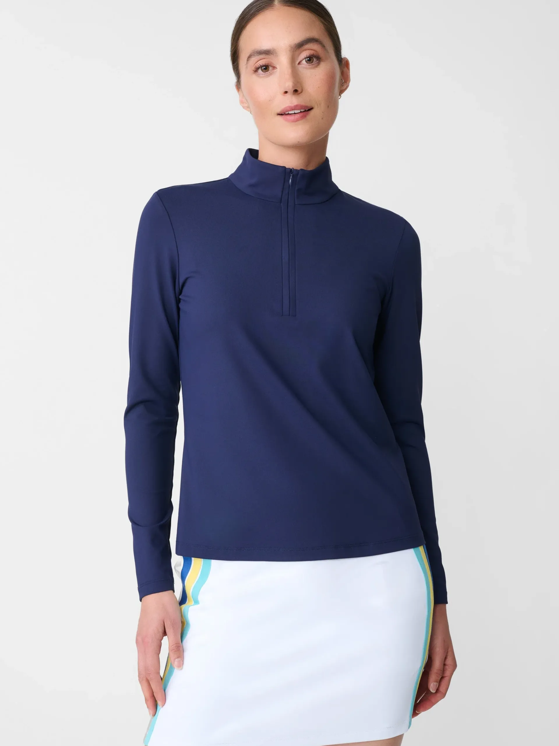J.McLaughlin Ace 1/4 Zip Top-Women Tops