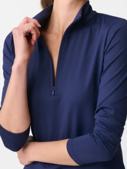 J.McLaughlin Ace 1/4 Zip Top-Women Tops