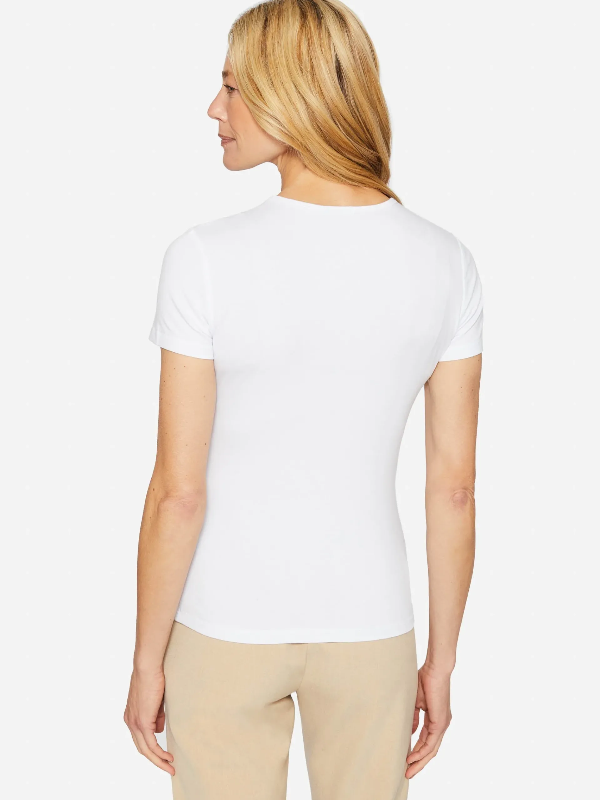 J.McLaughlin Allie Cap Sleeve Tee-Women Tops|Tees