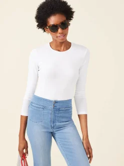 J.McLaughlin Allie Long Sleeve Tee-Women Tops|Tees