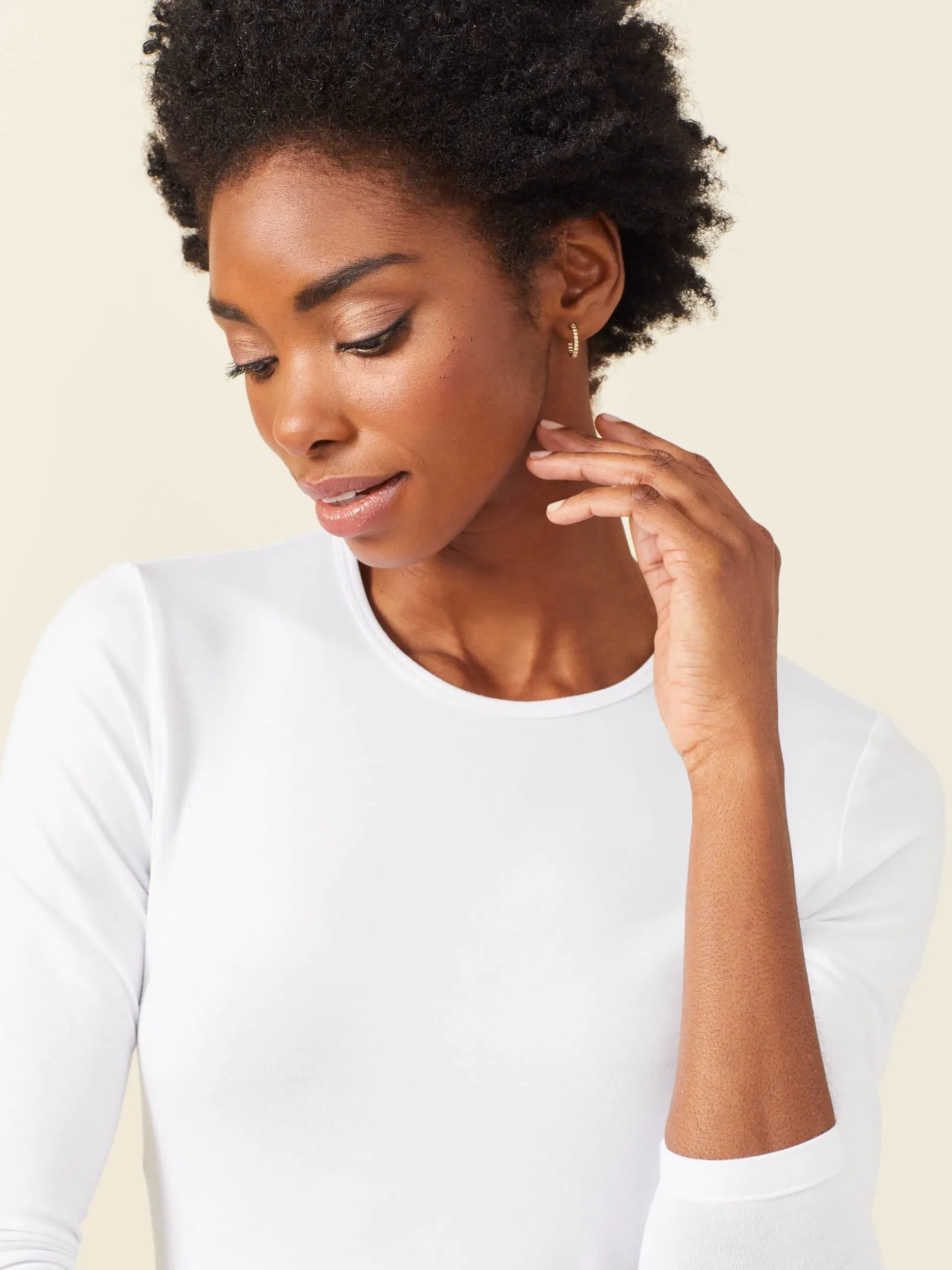 J.McLaughlin Allie Long Sleeve Tee-Women Tops|Tees
