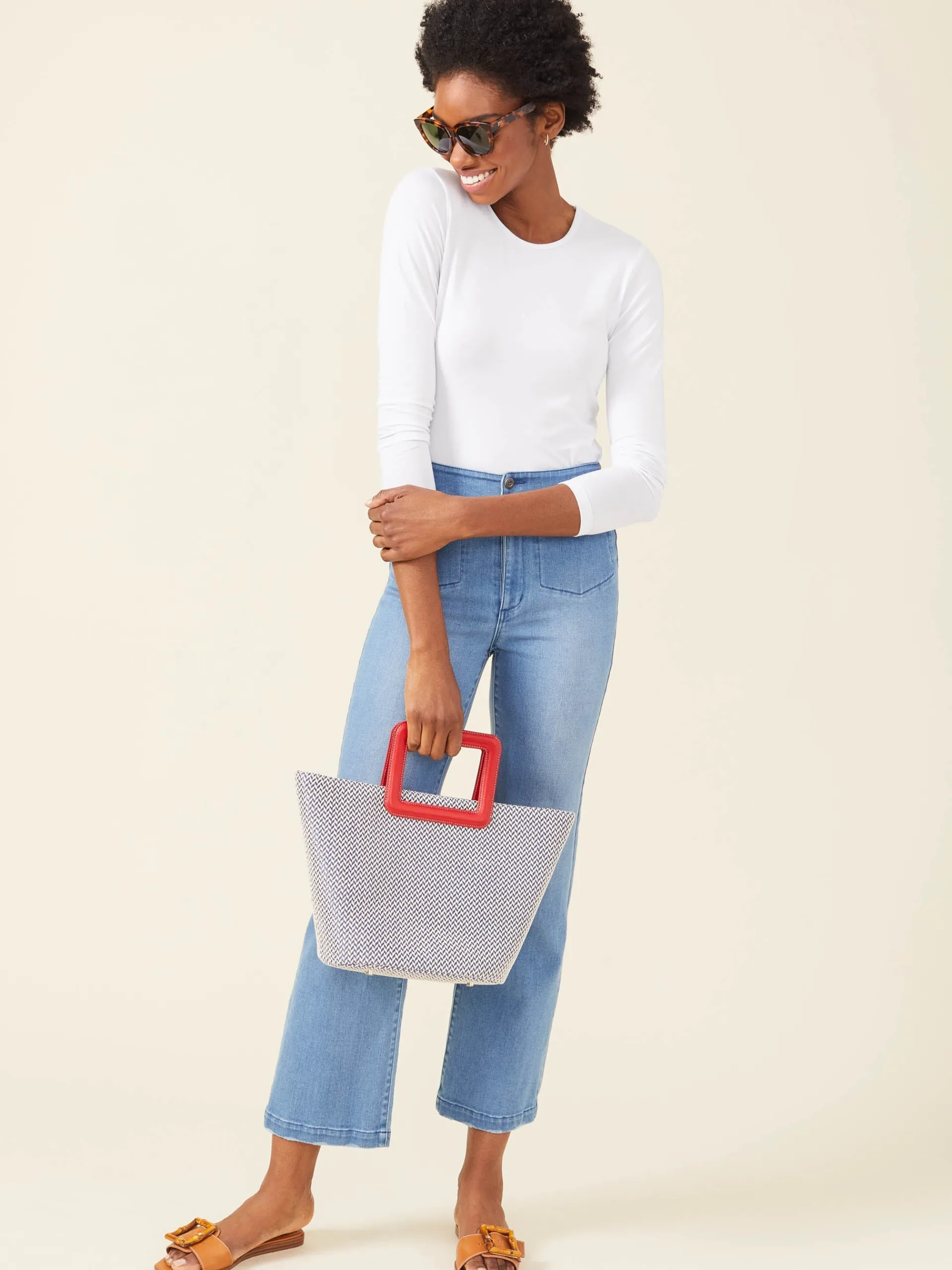 J.McLaughlin Allie Long Sleeve Tee-Women Tops|Tees