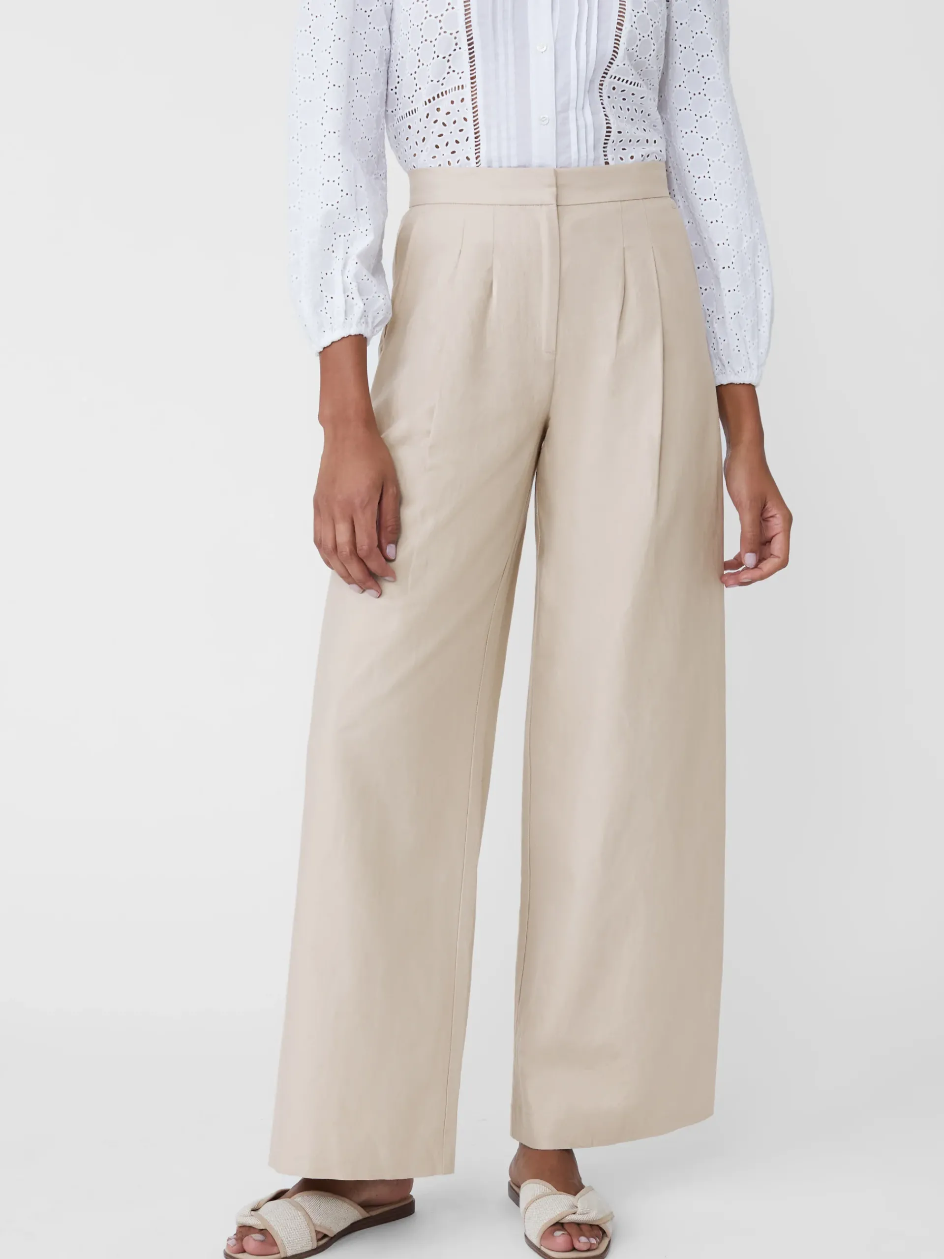 J.McLaughlin Amal Linen Blend Pants-Women Suits & Sets|Pants
