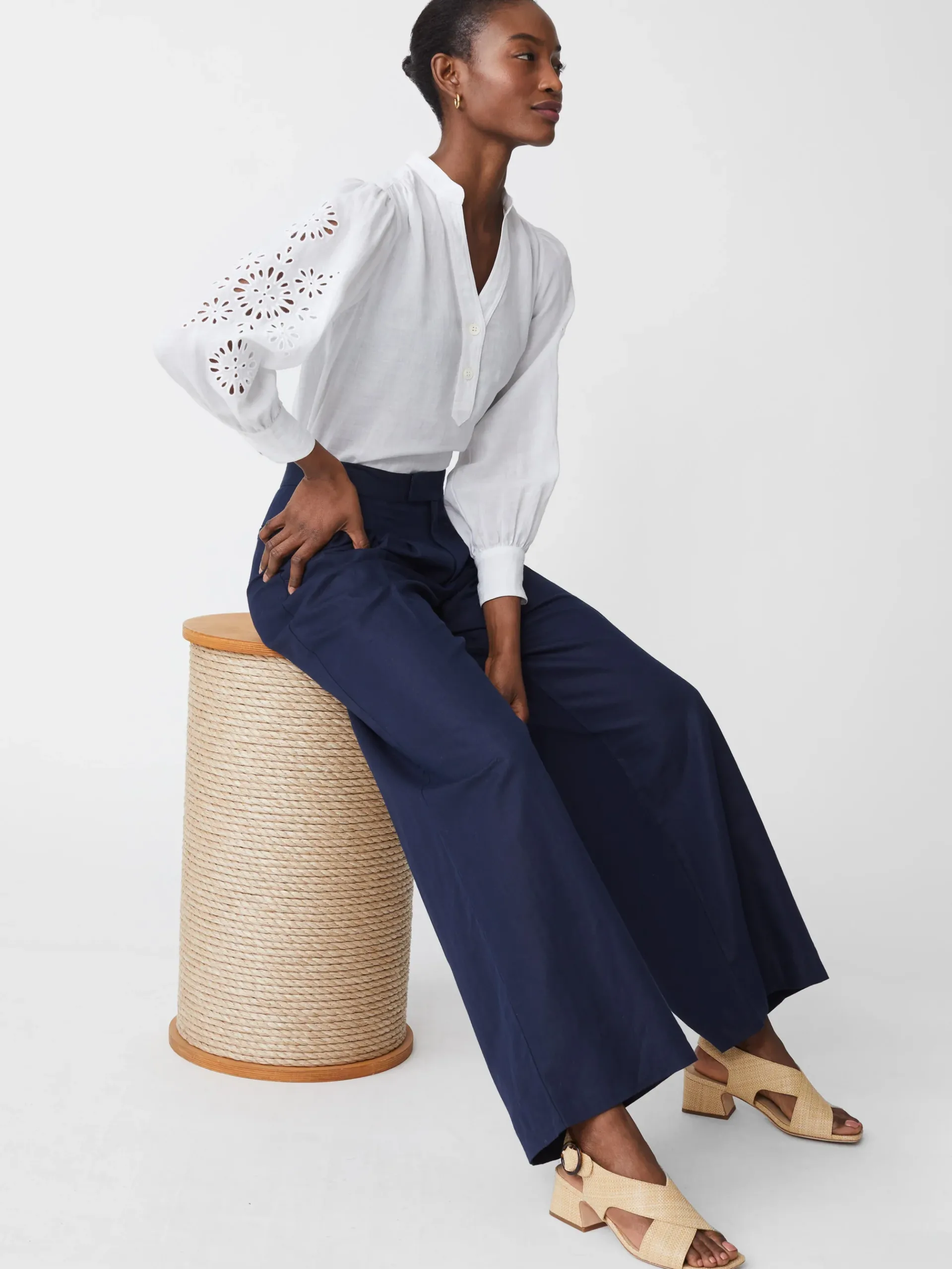 J.McLaughlin Amal Linen Blend Pants-Women Pants