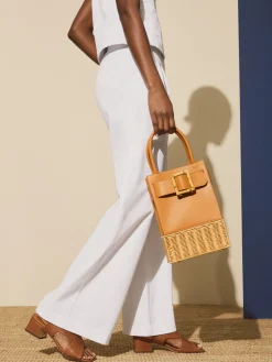 J.McLaughlin Avenue Wicker Handbag-Women Shoes & Accessories|Top Handles