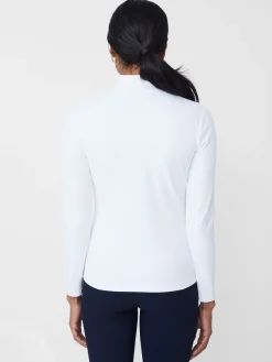 J.McLaughlin Bedford Top In Mini Raffia Jacquard-Women Tops