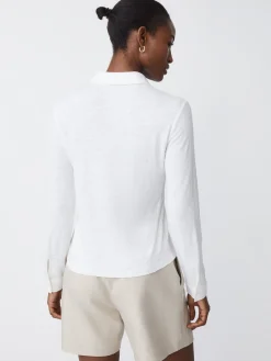J.McLaughlin Betty Linen Shirt-Women Tops