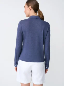 J.McLaughlin Betty Linen Shirt-Women Tops