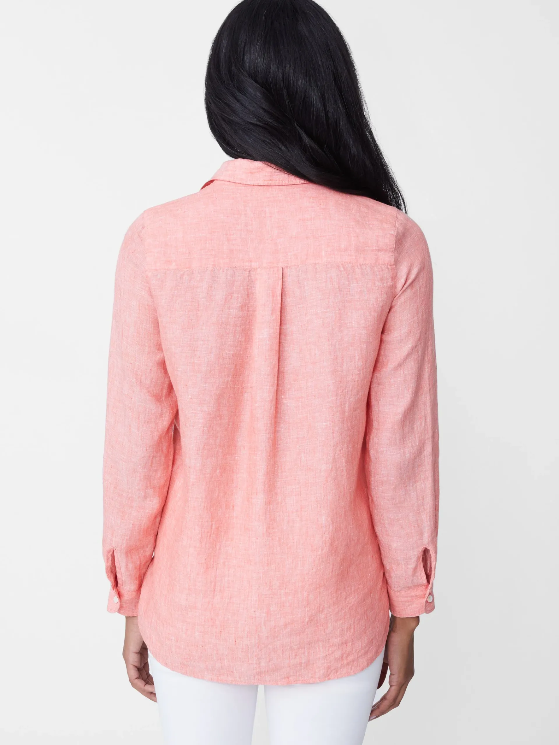 J.McLaughlin Britt Linen Shirt-Women Tops