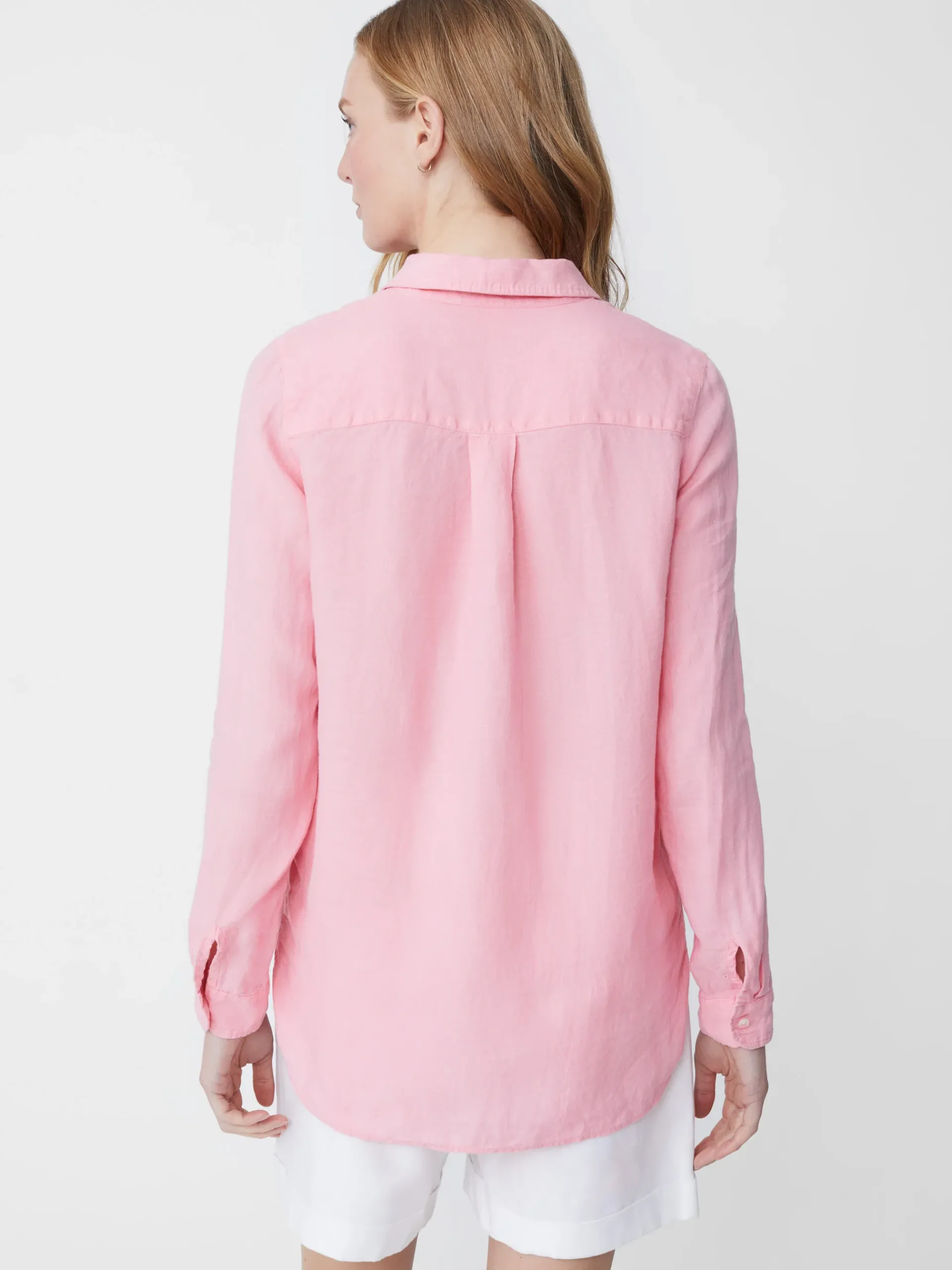 J.McLaughlin Britt Linen Shirt-Women Tops