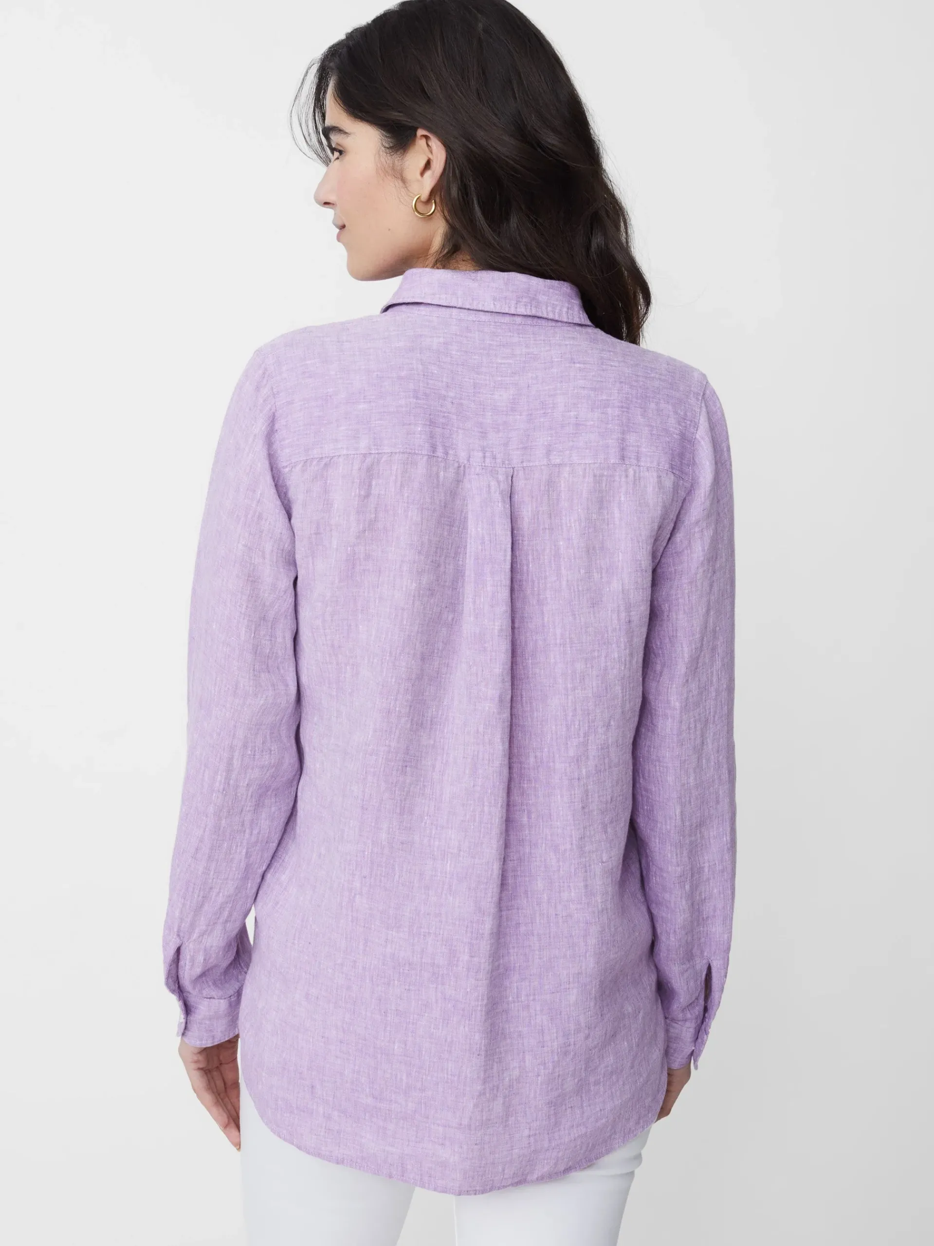 J.McLaughlin Britt Linen Shirt-Women Tops