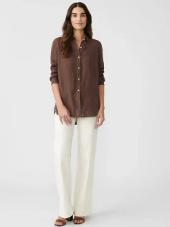 J.McLaughlin Britt Linen Shirt-Women Tops