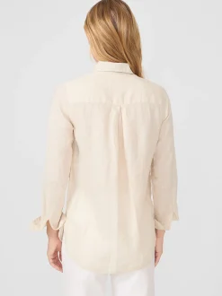 J.McLaughlin Britt Linen Shirt-Women Tops