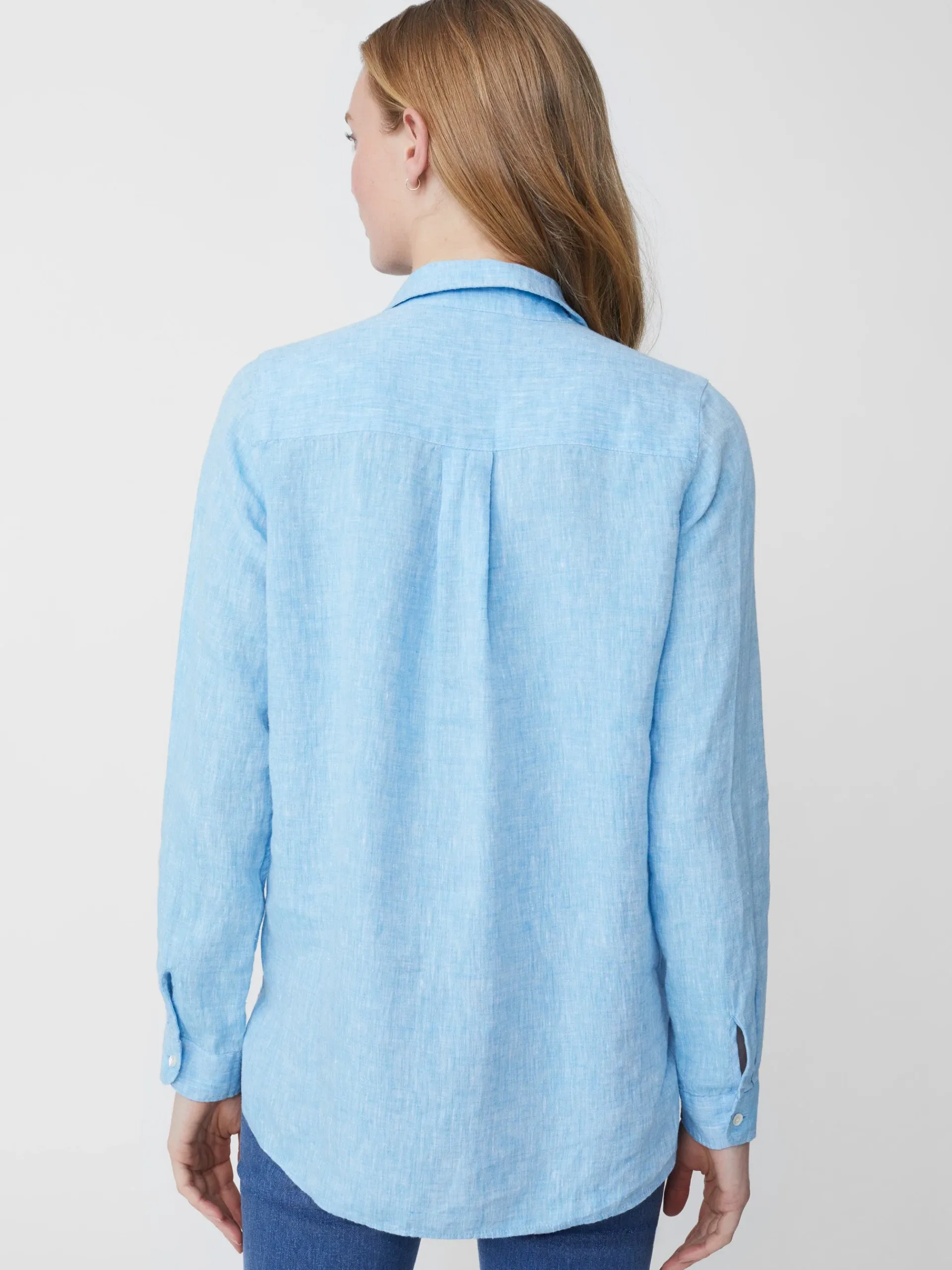 J.McLaughlin Britt Linen Shirt-Women Tops