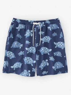 J.McLaughlin Bruce 7" Swim Trunks In Tortuga Trot- Swim