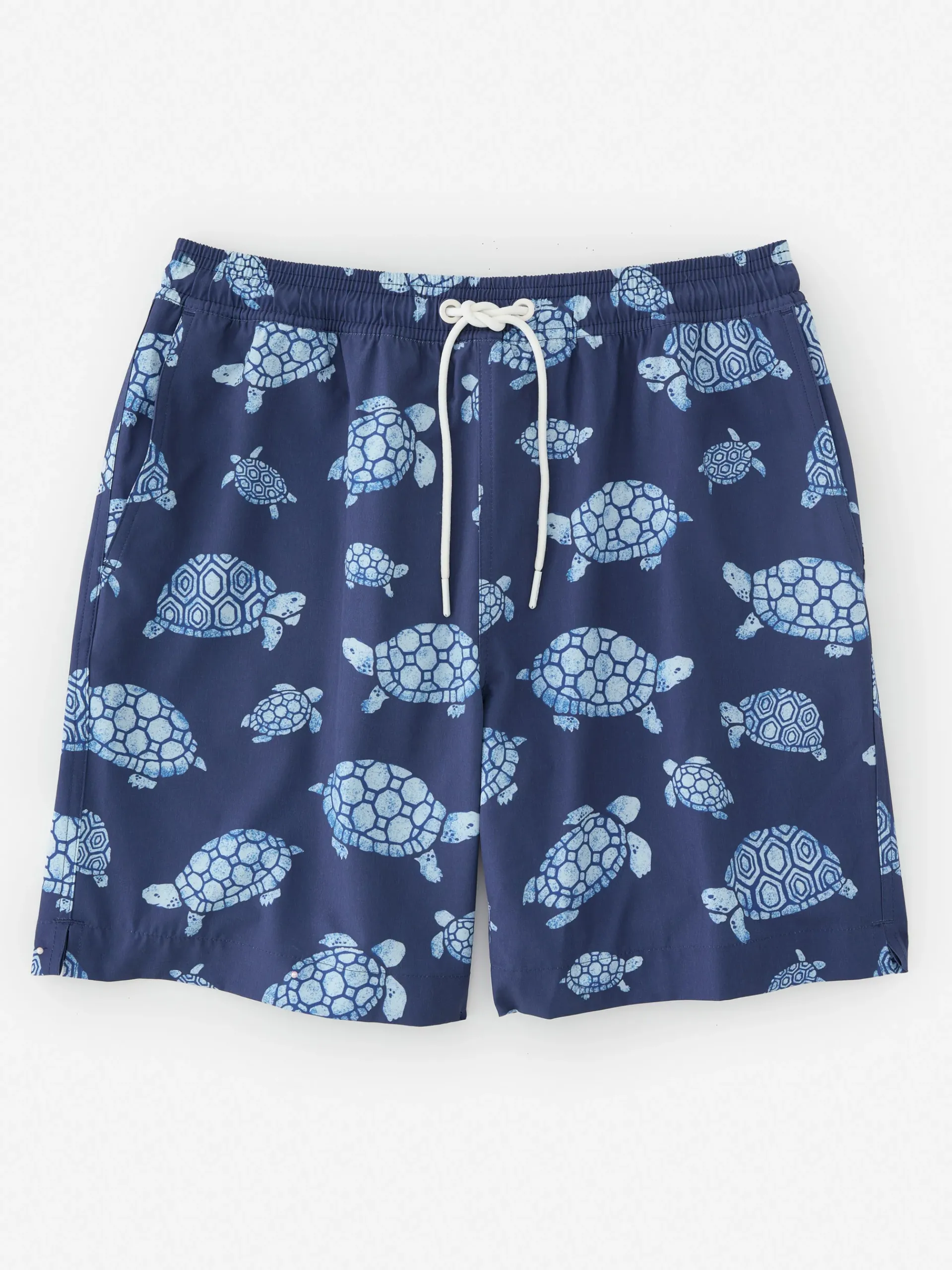 J.McLaughlin Bruce 7" Swim Trunks In Tortuga Trot- Swim