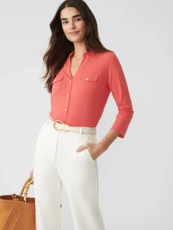 J.McLaughlin Brynn Lyford Jersey Shirt-Women Tops