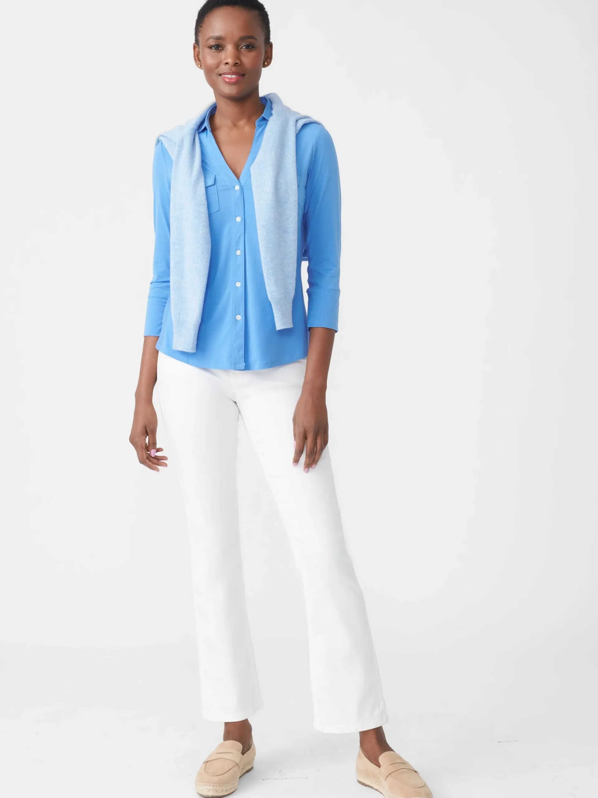 J.McLaughlin Brynn Lyford Jersey Shirt-Women Tops
