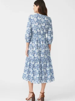 J.McLaughlin Cerina Silk Dress In Palmilla-Women Dresses