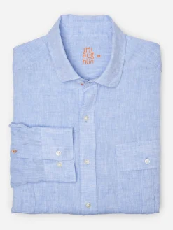 J.McLaughlin Christos Classic Fit Linen Shirt- Shirts