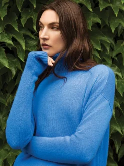 J.McLaughlin Clara Cashmere Turtleneck-Women Sweaters