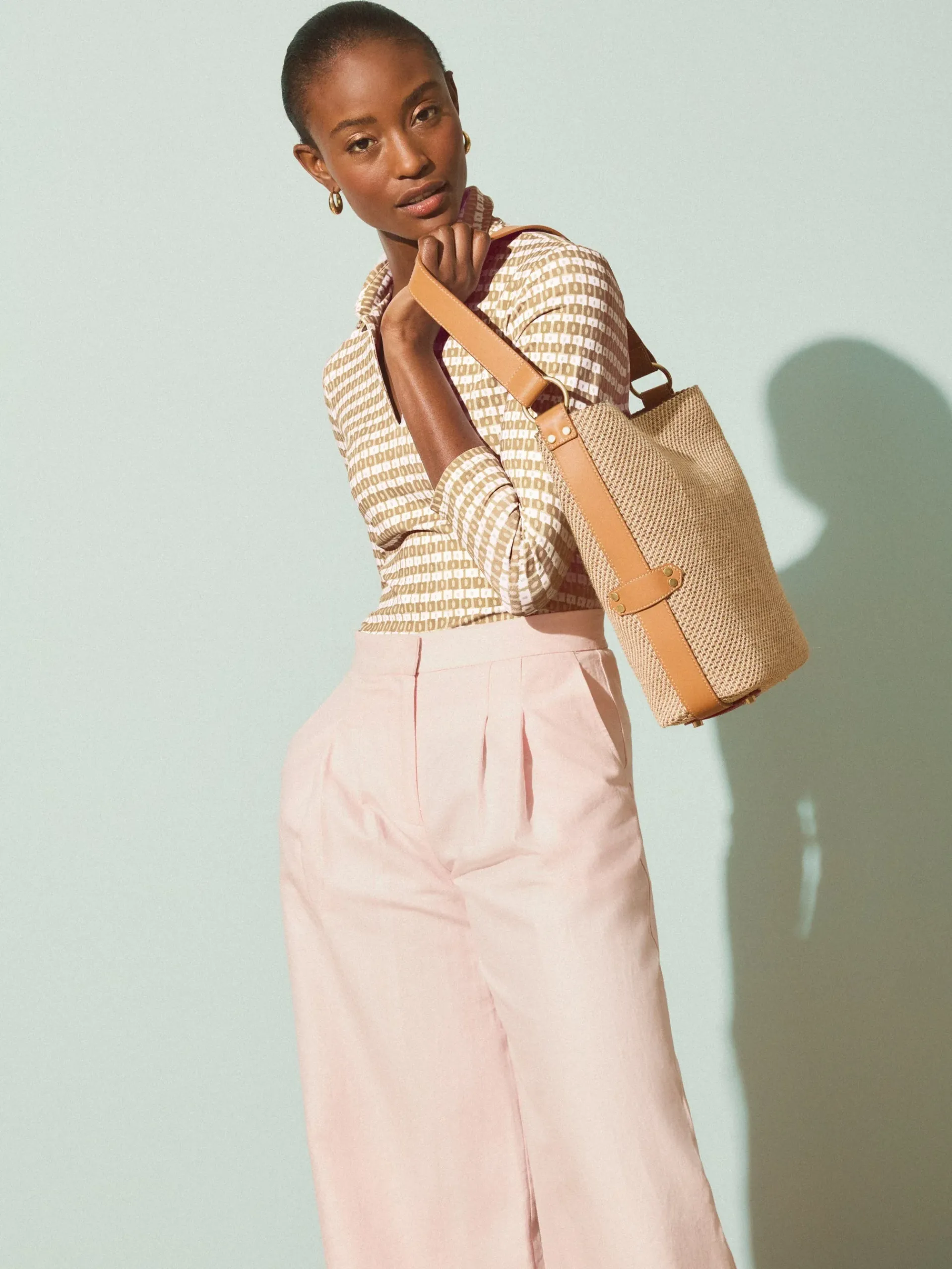 J.McLaughlin Cleo Woven Tote-Women Shoes & Accessories|Totes