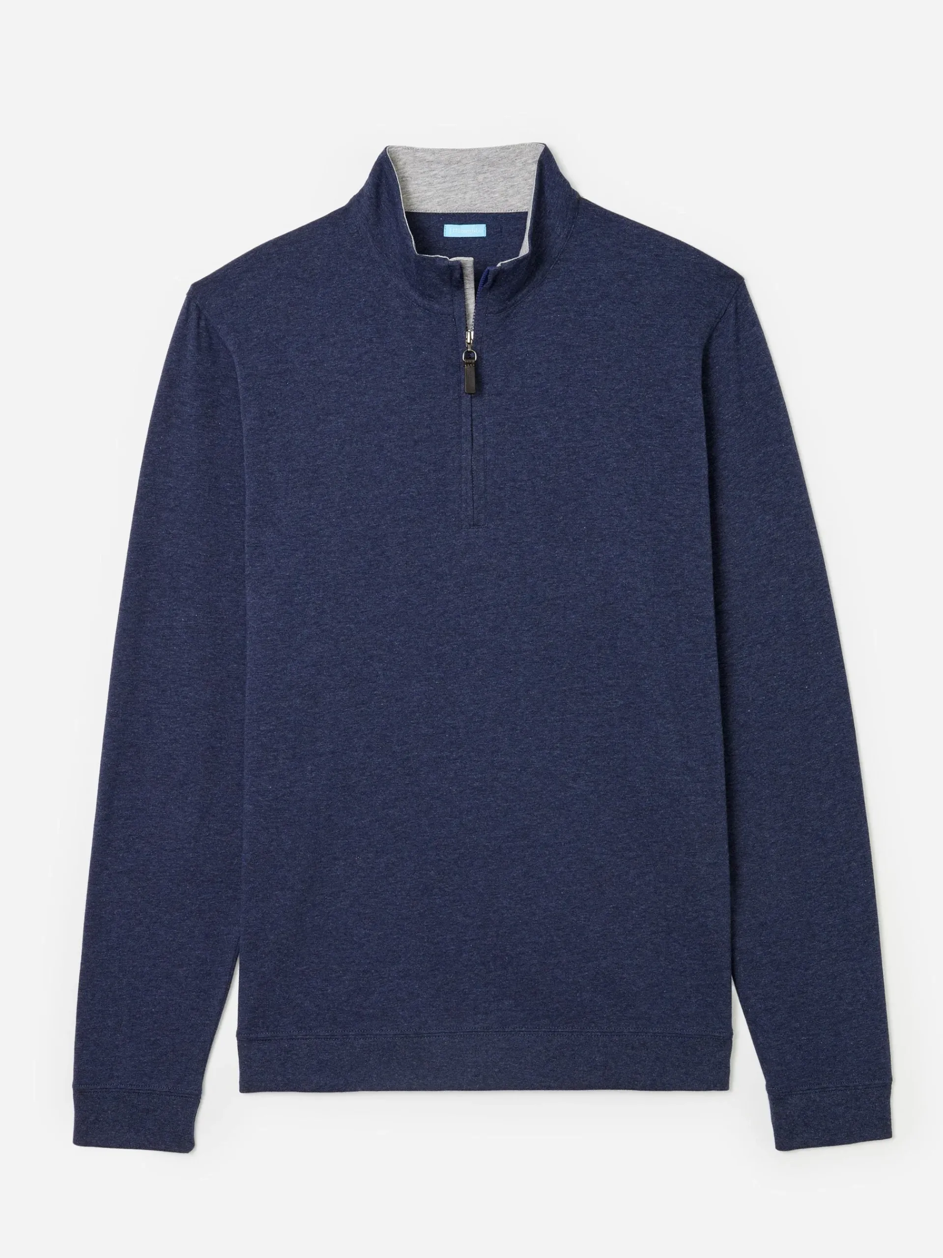 J.McLaughlin Clermont Cotton 1/4 Zip- Knits & Polos