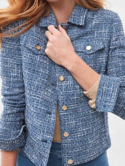 J.McLaughlin Colby Tweed Jacket-Women Jackets & Outerwear