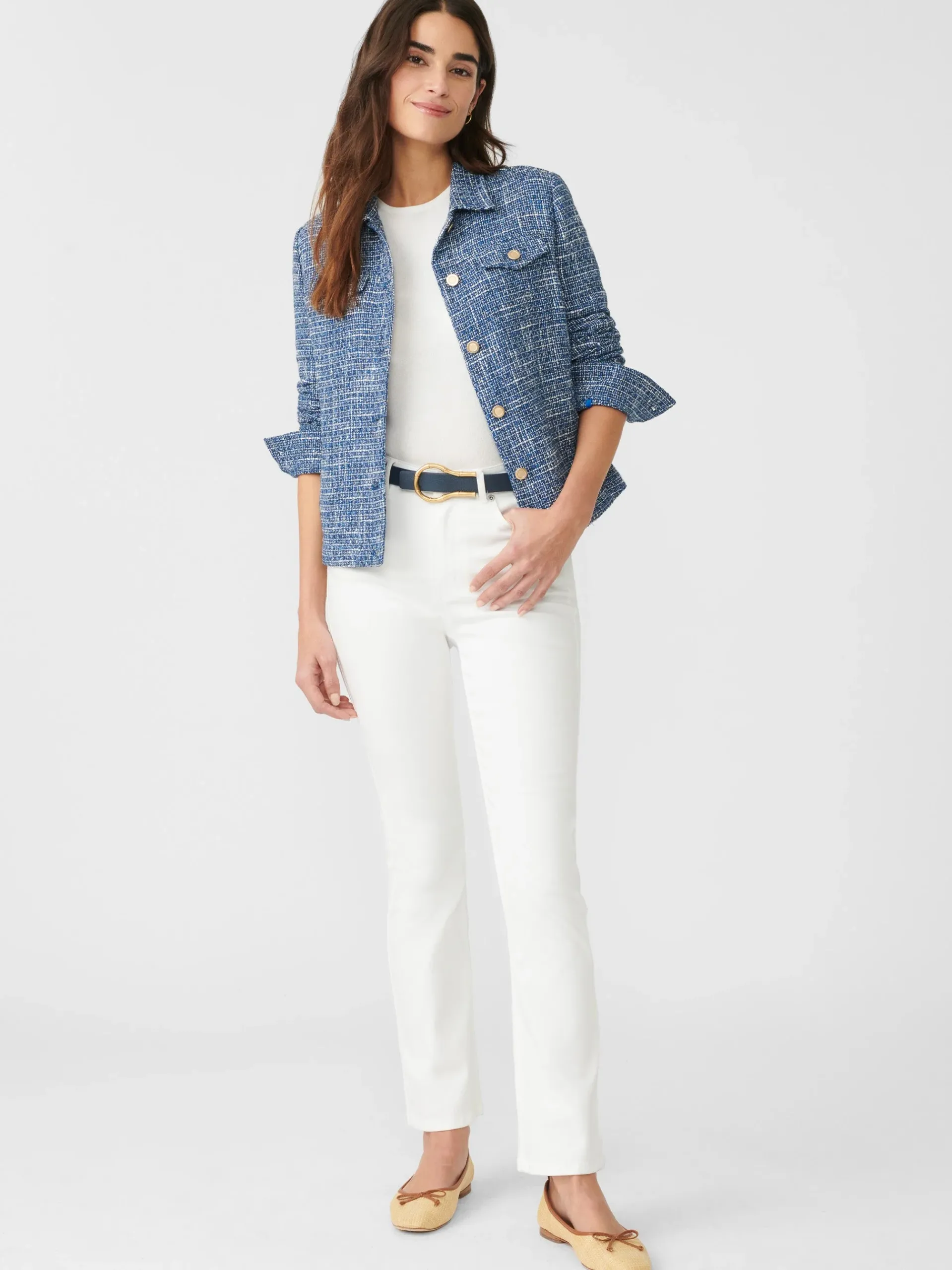 J.McLaughlin Colby Tweed Jacket-Women Jackets & Outerwear