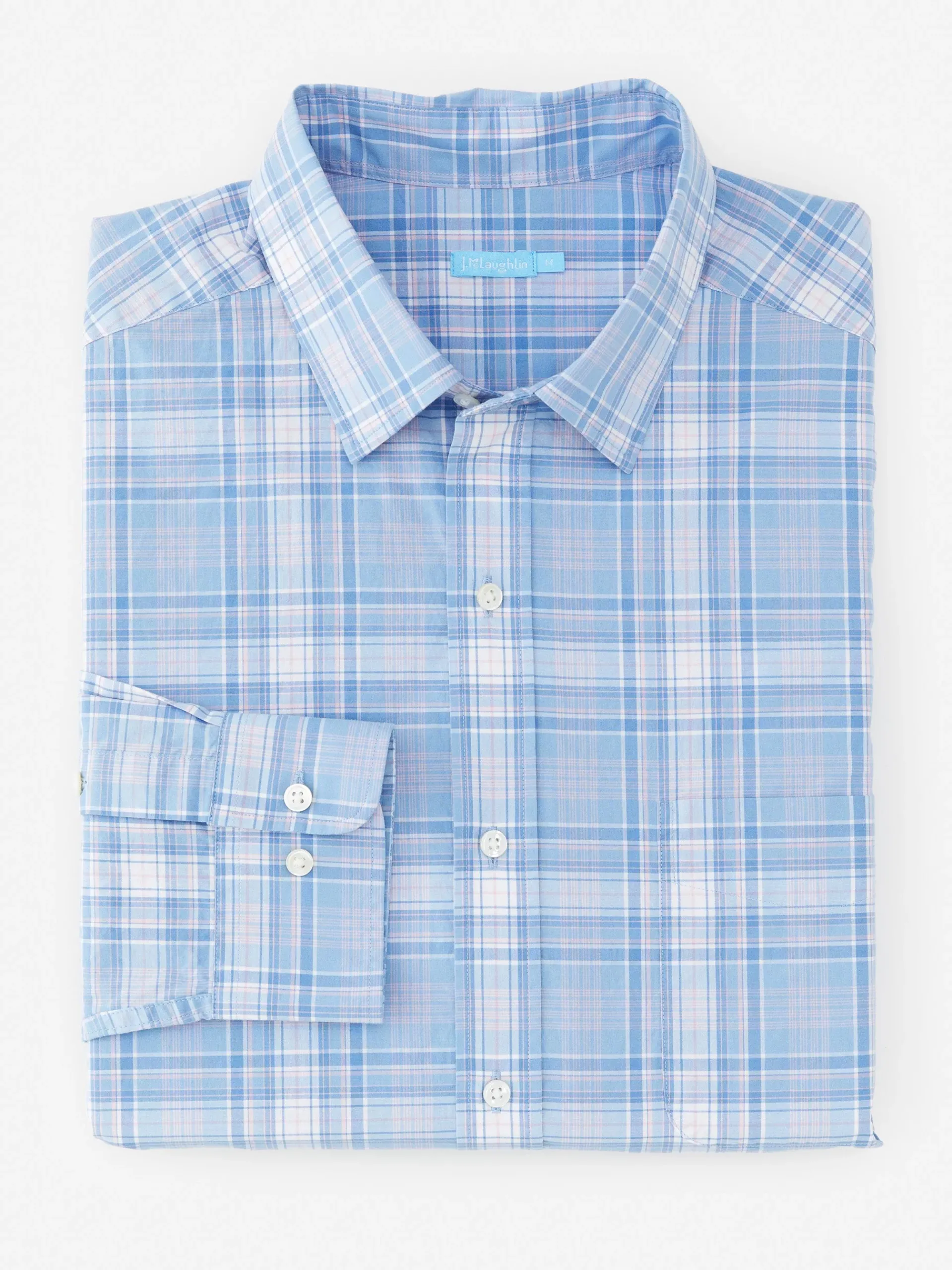 J.McLaughlin Collis Classic Fit Shirt In Plaid- Shirts