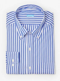 J.McLaughlin Collis Classic Fit Shirt In Bengal Stripe- Shirts