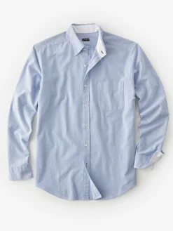 J.McLaughlin Collis Classic Fit Shirt In Stripe- Shirts