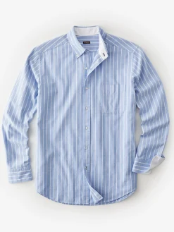J.McLaughlin Collis Classic Fit Shirt In Stripe- Shirts