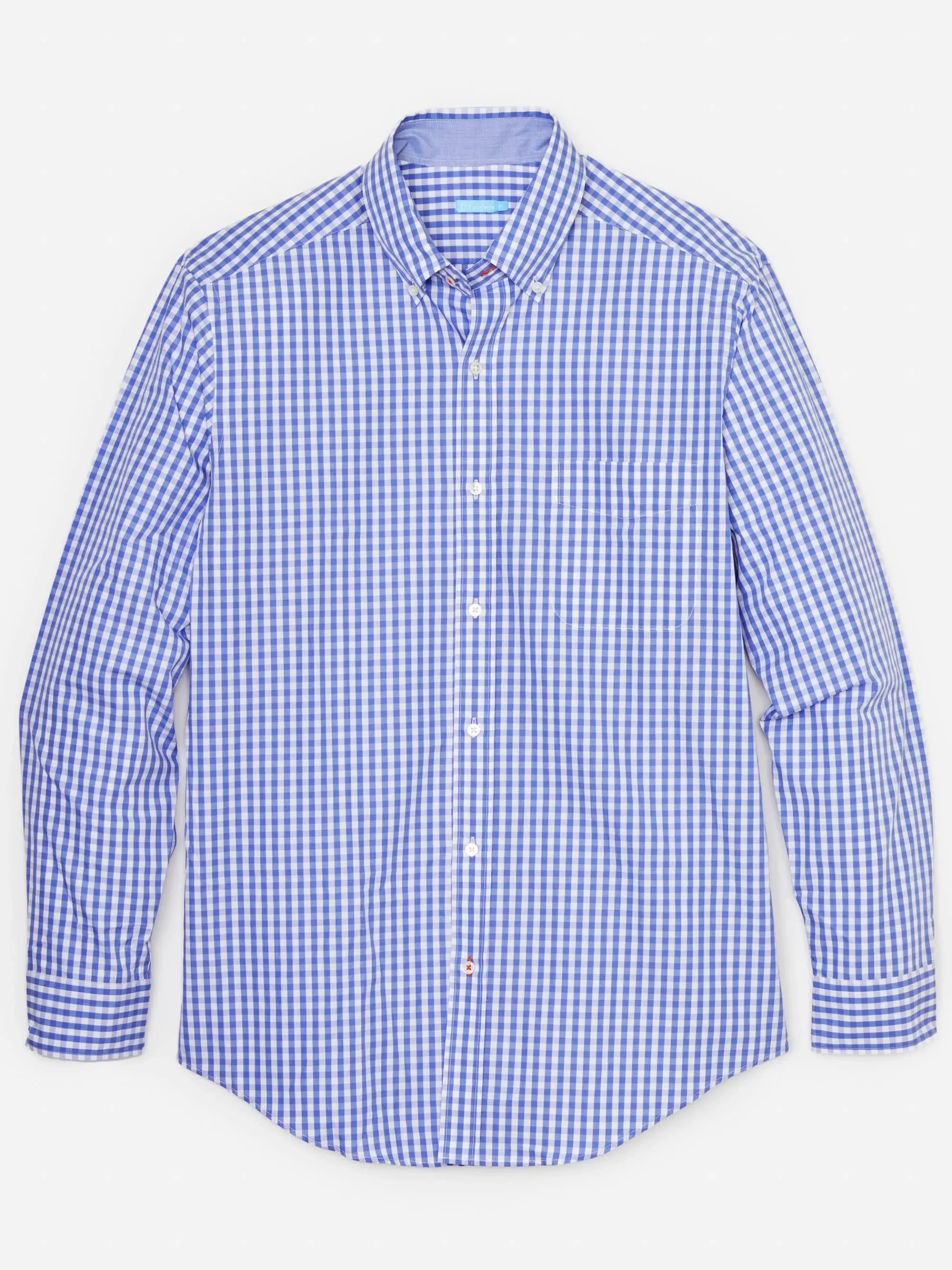 J.McLaughlin Collis Classic Fit Shirt In Gingham- Shirts