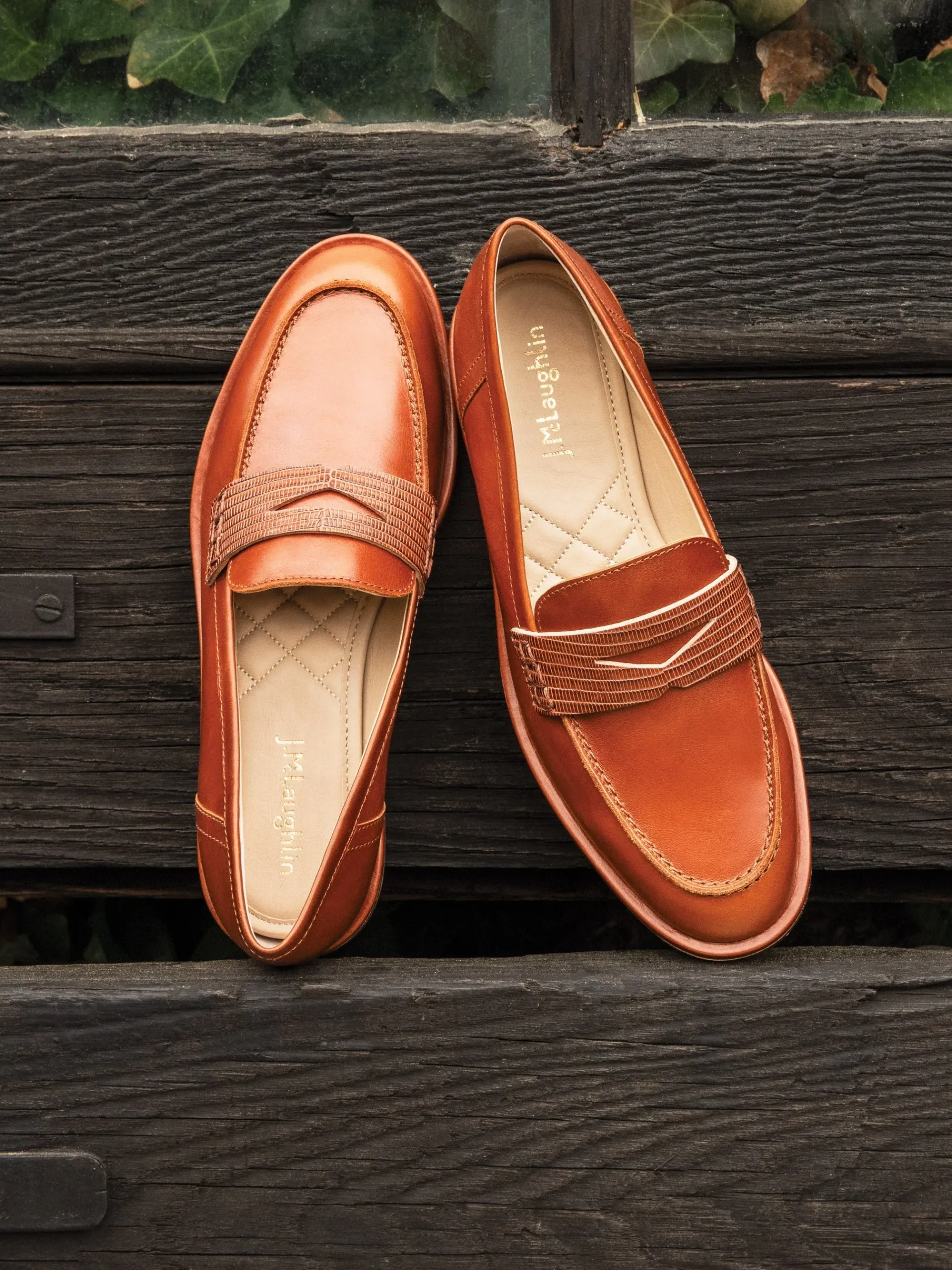 J.McLaughlin Concetta Leather Loafers-Women Loafers
