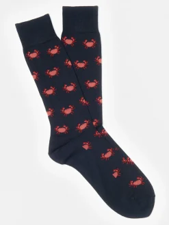 J.McLaughlin Crab Socks- Shoes & Accessories|Socks