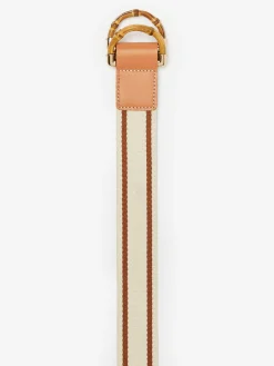 J.McLaughlin Dockside Belt In Stripe-Women Shoes & Accessories|Belts