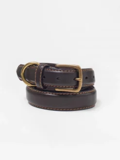 J.McLaughlin Dome Leather Belt- Shoes & Accessories|Belts