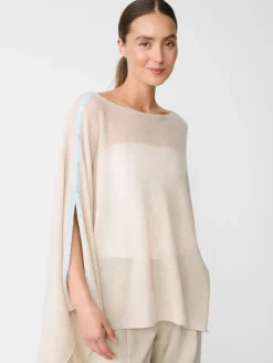 J.McLaughlin Doris Cashmere Poncho-Women Jackets & Outerwear|Sweaters