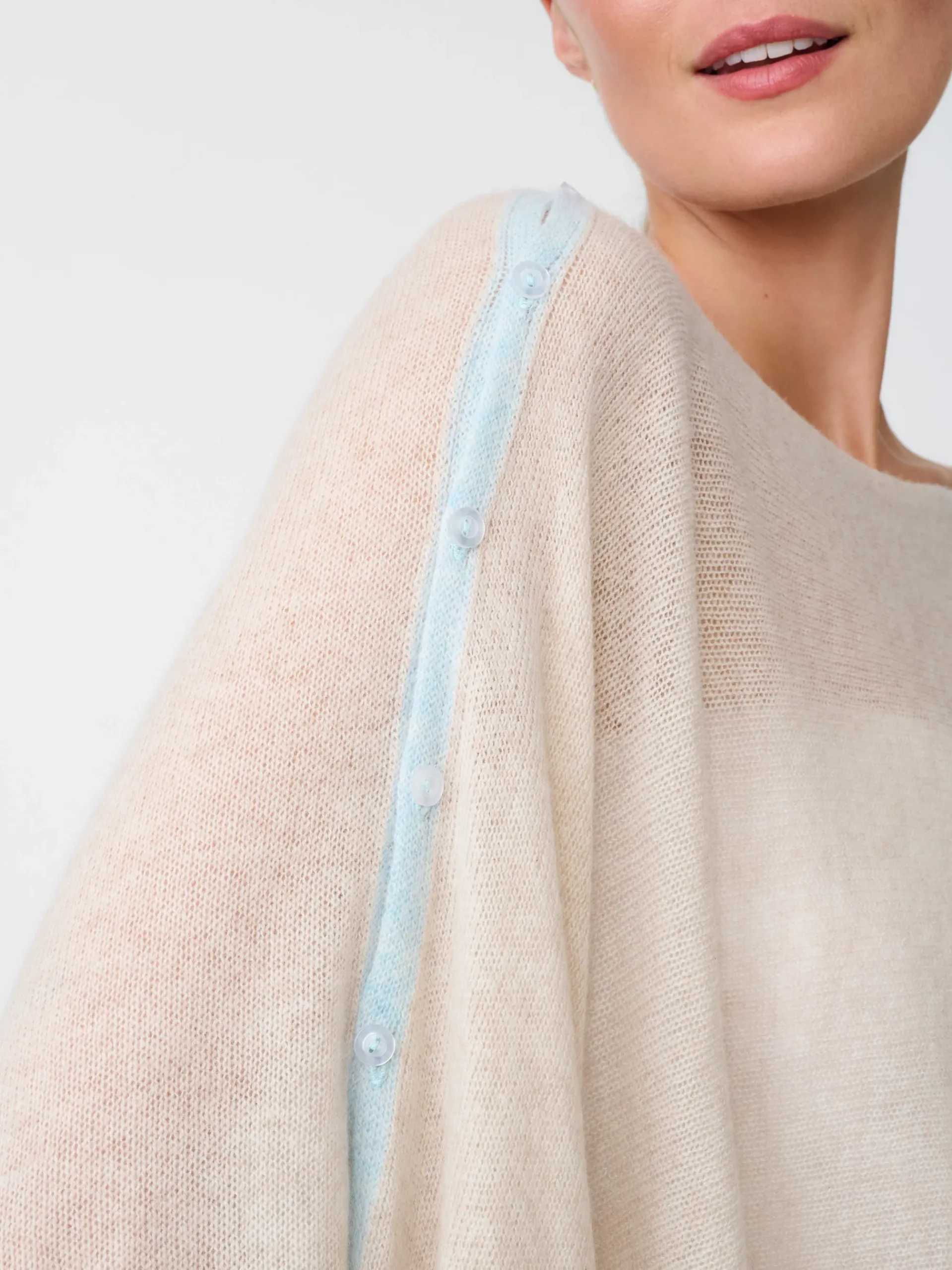 J.McLaughlin Doris Cashmere Poncho-Women Jackets & Outerwear|Sweaters