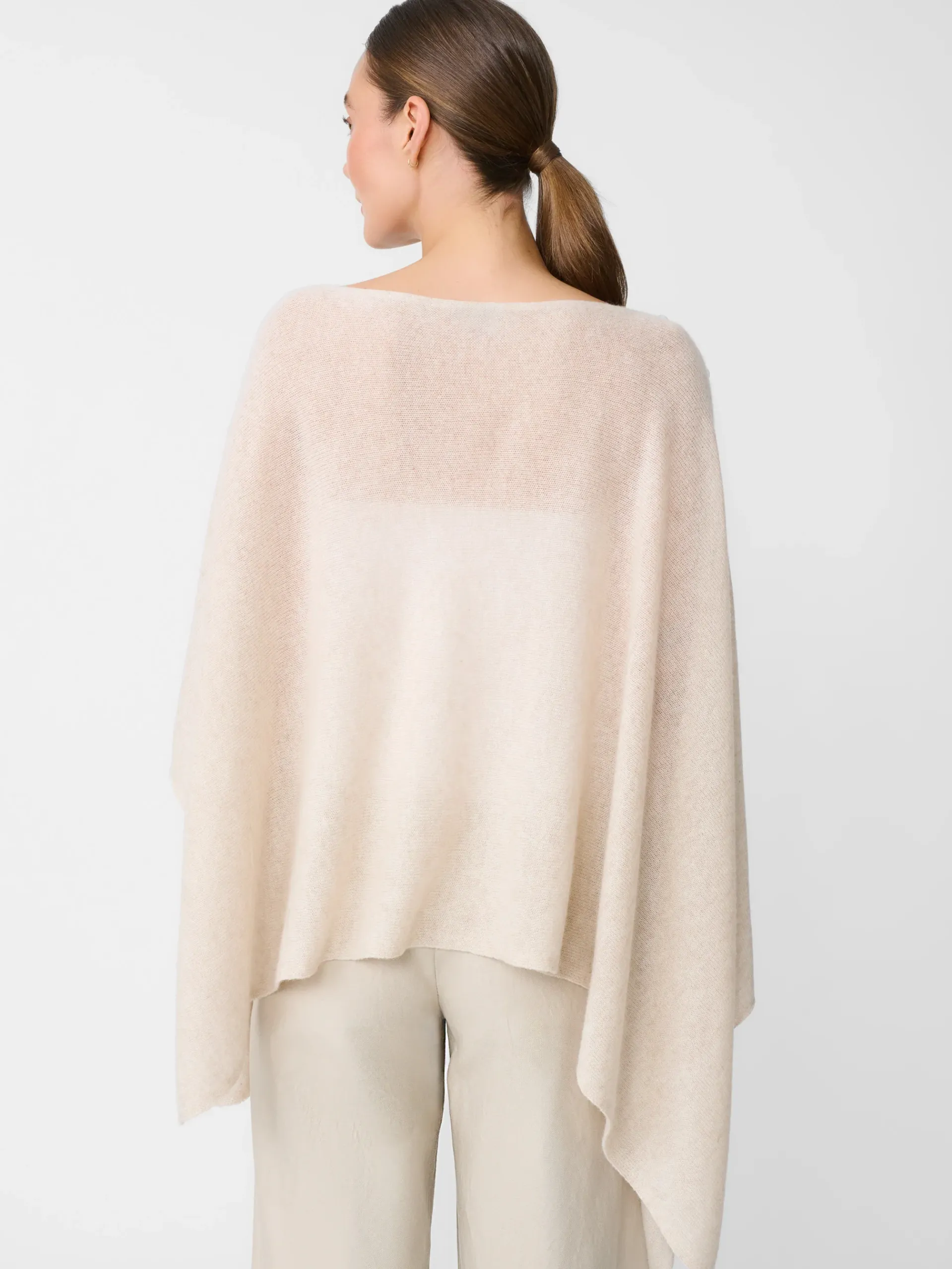 J.McLaughlin Doris Cashmere Poncho-Women Jackets & Outerwear|Sweaters
