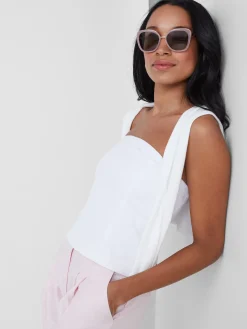 J.McLaughlin Dorota Strapless Top-Women Tops|Suits & Sets