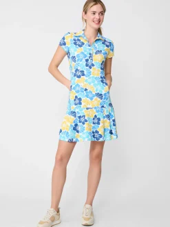 J.McLaughlin Dorte Dress In Beach Blossom-Women Dresses
