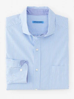 J.McLaughlin Drummond Classic Fit Shirt In Stripe- Shirts