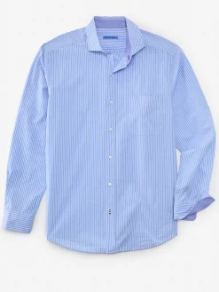 J.McLaughlin Drummond Classic Fit Shirt In Stripe- Shirts