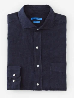 J.McLaughlin Drummond Modern Fit Linen Shirt- Shirts