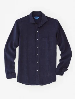 J.McLaughlin Drummond Modern Fit Linen Shirt- Shirts