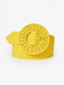 J.McLaughlin Elizabeth Raffia Belt-Women Shoes & Accessories|Belts