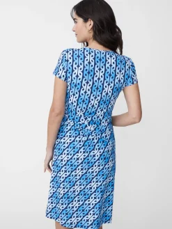 J.McLaughlin Elora Dress In Mini Block Chain-Women Dresses