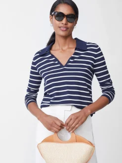 J.McLaughlin Fairfax Sweater In Stripe-Women Sweaters